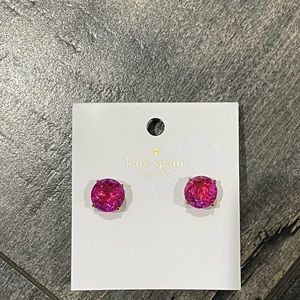 Pink Kate Spade earrings